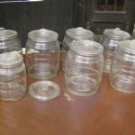 652 5303 GLASS JARS